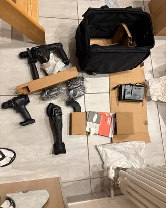 Kit trapano avvitatore flessibile 18v