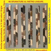 Ciottoli di fiume, TAPPETINI MIX a due tagli.