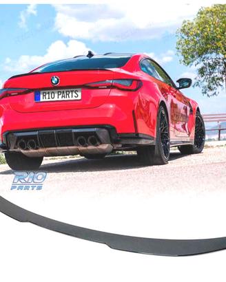 ALETTONE SPOILER BMW G22 LOOK M4 NERO LUCIDO