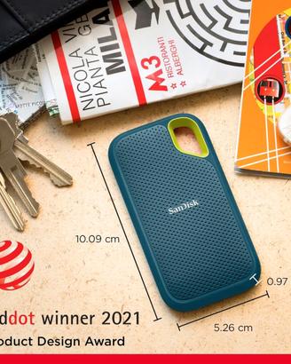 ssd portatile 1tb usb c nvme 1050 mb s ip65