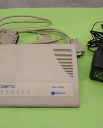 Modem ISDN seriale Digicom Tintoretto, usato, perf
