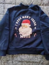 felpa natalizia Kiabi bambino 6 anni 