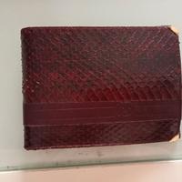 Portafoglio da uomo in pitone