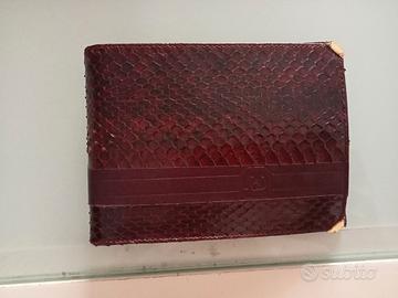 Portafoglio da uomo in pitone