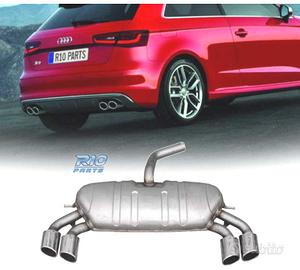 SILENZIATORE DI SCARICO AUDI A3 HATCHBACK 13-20 LO