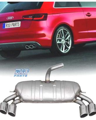 SILENZIATORE DI SCARICO AUDI A3 HATCHBACK 13-20 LO