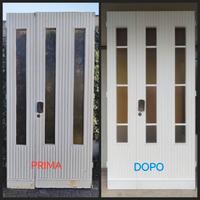 stupendo portoncino vetrato anni 70