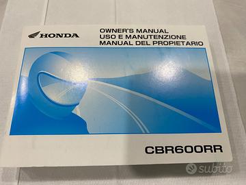Libretto uso e manutenzione CBR600RR 2005