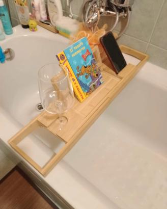 Portaoggetti vasca bambù