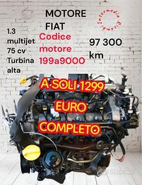 MOTORE 1.3 multijet 75 cv turbina alta