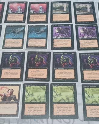 Magic the Gathering vecchie edizioni Lotto5 Nero