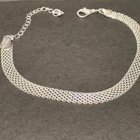 Braccialetto in argento intrecciato