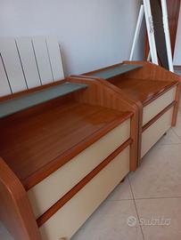 Coppia di comodini per camera da letto (2 pezzi)
