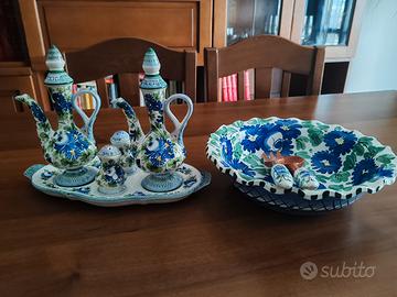 Set completo in ceramica per la tavola