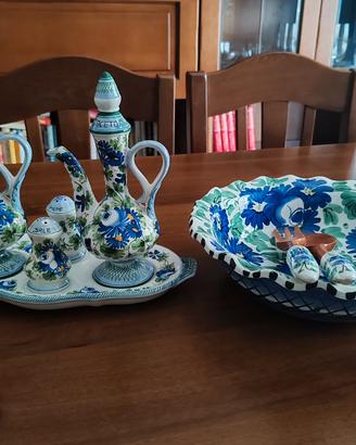 Set completo in ceramica per la tavola