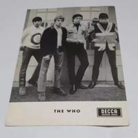 CARTOLINA ORIGINALE DECCA GRUPPO THE  WHO OTTIME C