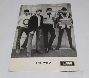 CARTOLINA ORIGINALE DECCA GRUPPO THE  WHO OTTIME C