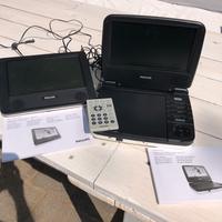 Lettore DVD portatile + monitor secondario