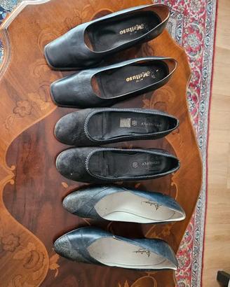 lotto 3 paia scarpe 40 Melluso Bottega artigiano