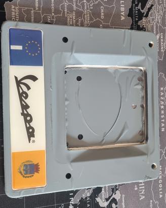 Porta targa Vespa