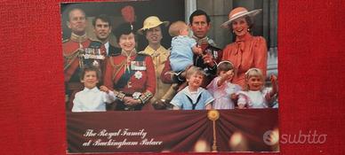 Cartolina foto Famiglia Reale Inglese anno 1988