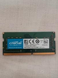 RAM CRUCIAL 8GB DDR4 2133 MHZ SODIMM