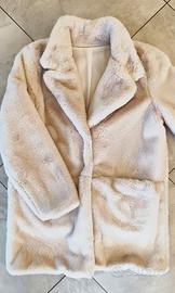 Pelliccia Sintetica Rosa Cipria