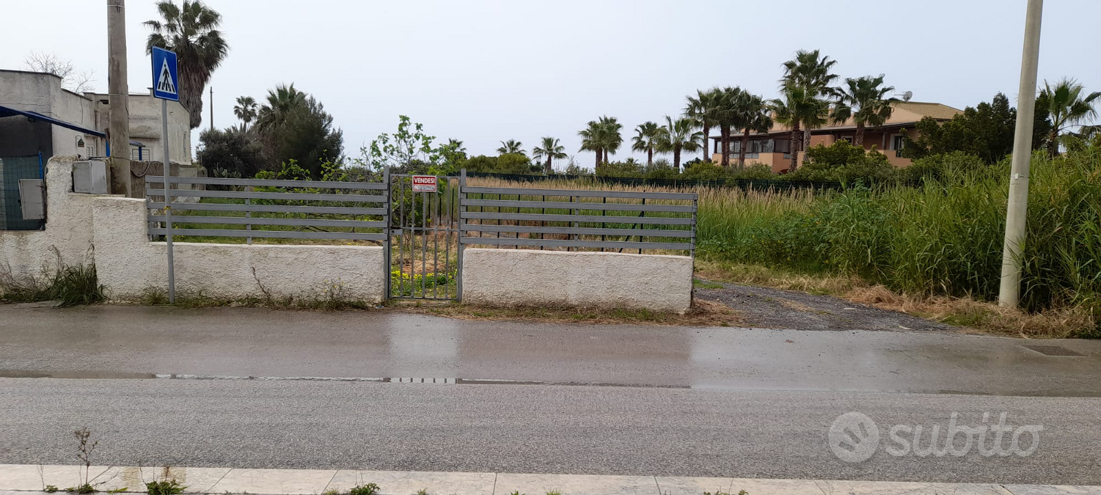 Terreno di circa 500 mq recintato edificabile - Vista 2
