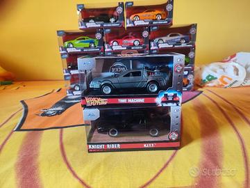 Lotto modellini K.I.T.T e DeLorean