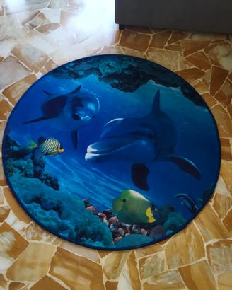 Tappeto tondo cameretta diametro 1 metro 