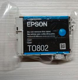 Cartuccia EPSON Ciano T0802