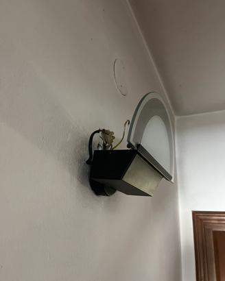 Plafoniera a muro in vetro
