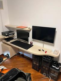 Mensole su misura in rovere (3)