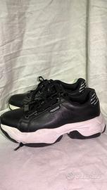 Sneakers Trussardi platform nere 37
