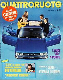 Quattroruote 209/73 Prova Fiat X1/9-Opel Rekord