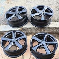 Cerchi in lega neri opachi Volkswagen  