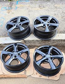 Cerchi in lega neri opachi Volkswagen  