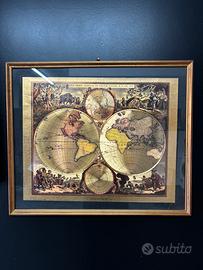 nova orbis tabula carta dorata