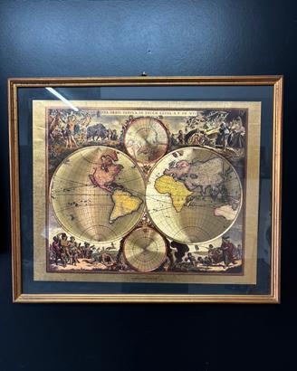 nova orbis tabula carta dorata