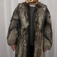 Cappotto di volpe argentata