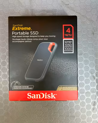 SanDisk 4TB Extreme SSD portatile