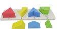 Gioco-Puzzle triangoli in LEGNO , per bimbi, NUOVO