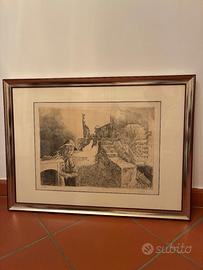 Quadro stampa d’arte firmata Artista G. Martini 81