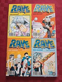 N.4 Manga Rave dal volume n.1 al n.4