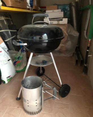 Barbeque Weber + ciminiera