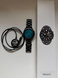 Samsung Galaxy Watch3 Smartwatch acciaio (Nero)