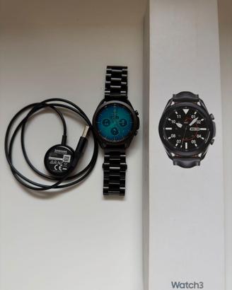 Samsung Galaxy Watch3 Smartwatch acciaio (Nero)