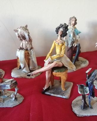 Collezione statuine ceramica veneta