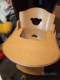 Seggiolino pappa in legno