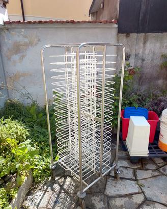 Carrello portapiatti 80 posti